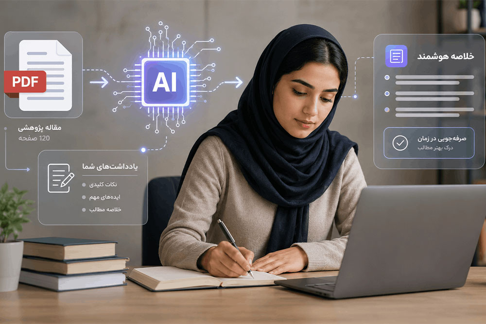 بهترین هوش مصنوعی برای خلاصه کردن PDF و جزوه؛ معرفی 10 ابزار کاربردی در 2026